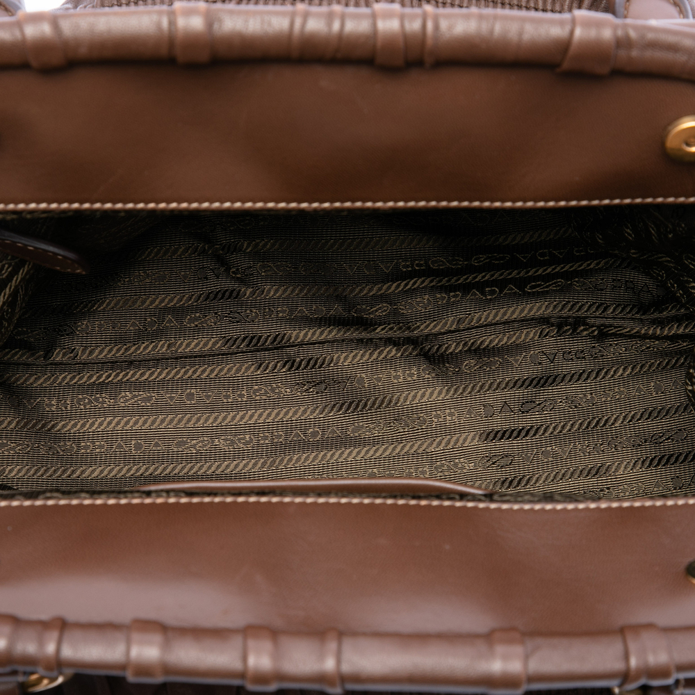 Pre-Loved Prada Nappa Gaufre and Tessuto Tote - Picture 4 of 6